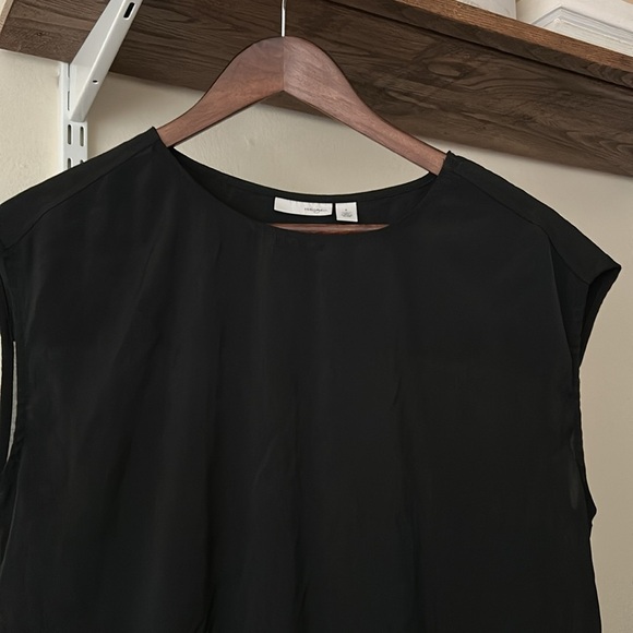 Halogen Black Asymmetrical Blouse Size S - Picture 3 of 5